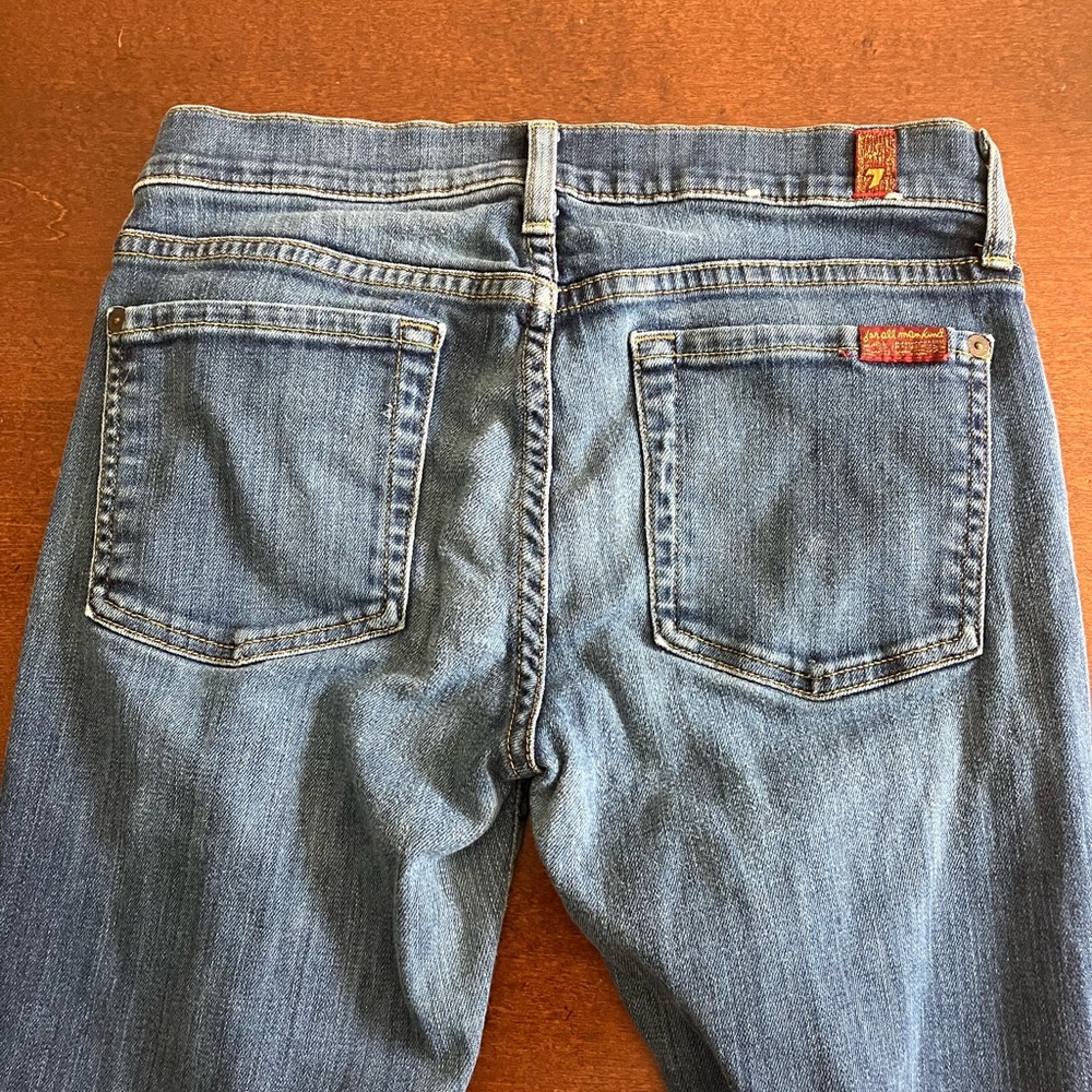 7 For All Mankind Skinny Jeans Sz 25 - Picture 2 of 7